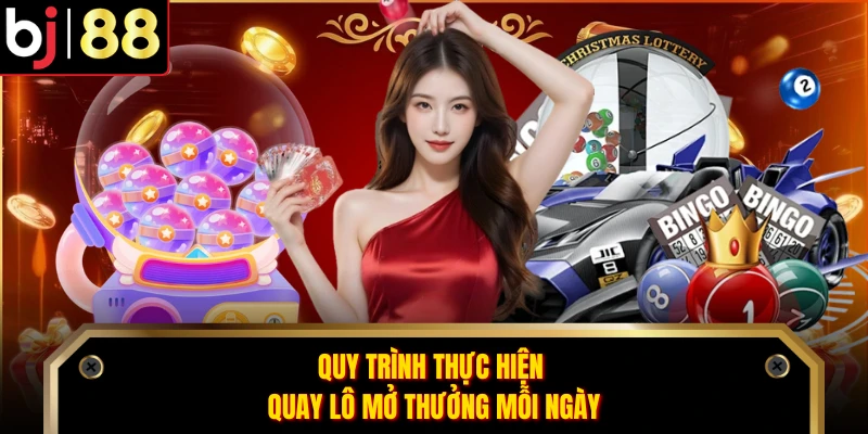 Quy trình thực hiện quay lô mở thưởng mỗi ngày