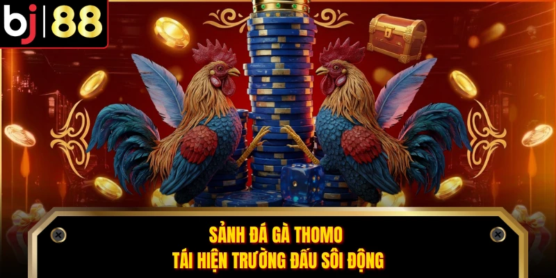 Sảnh đá gà Thomo tái hiện trường đấu sôi động